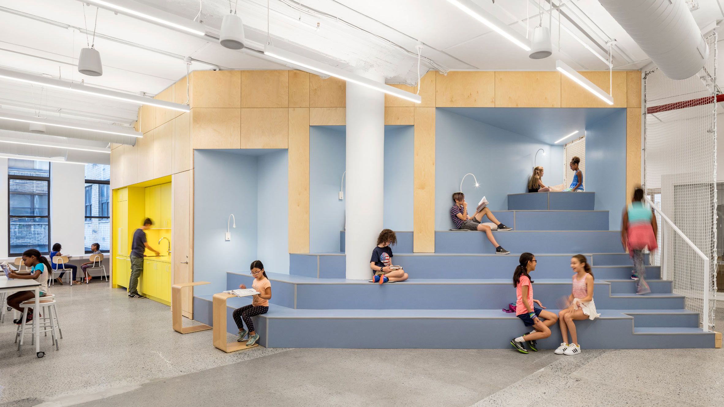 New York studio Architecture + Information has completed a school using