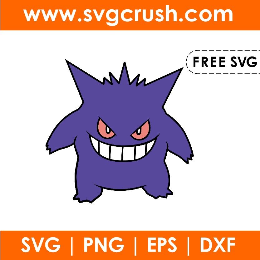 Free pokemon gengar svg Pokemon Project, Pokemon Craft, Pokemon Party ...