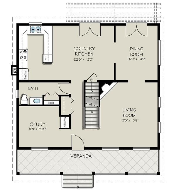 floor plan square house - Google zoeken | Square house floor plans ...