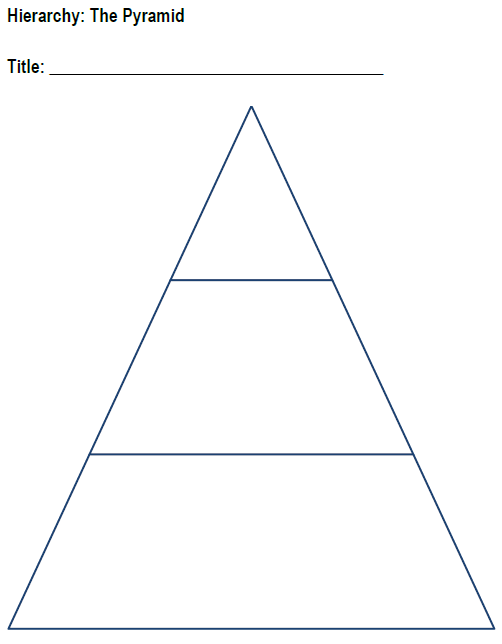 Blank Pyramid Of Numbers