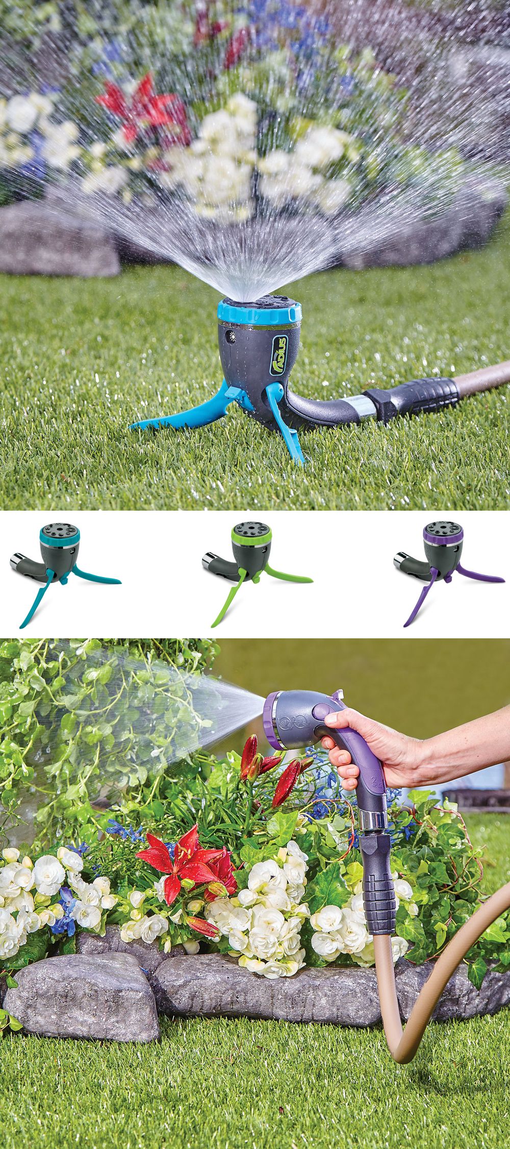 2-in-1 Butterfly Nozzle & Sprinkler | Garden tools, Unique gardens ...