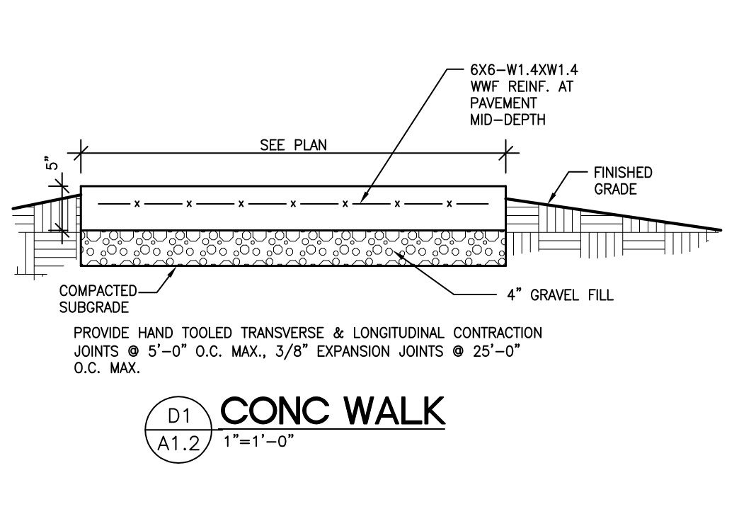 Reinforced concrete causeway pavement detail in dwg autocad file – Artofit