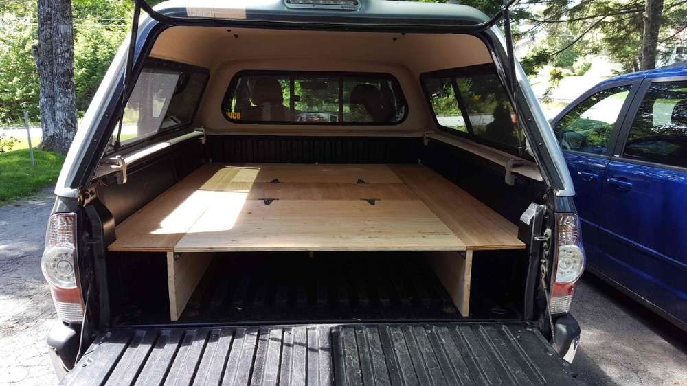 Show us your truck bed sleeping platform drawer storage systems – Artofit