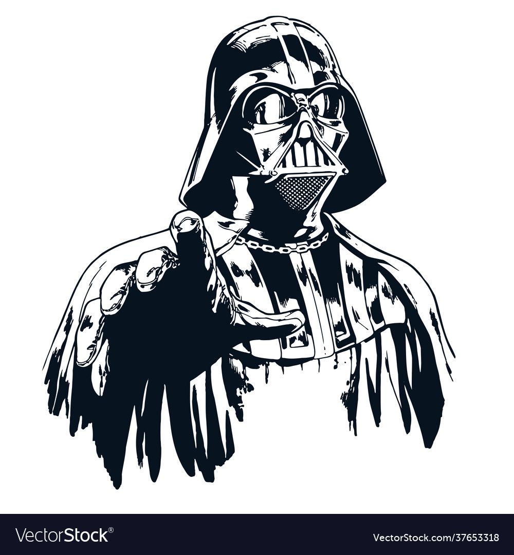 Darth Vader Vector, Darth Vader Stencil, Star Wars Silhouette, Hogwarts ...