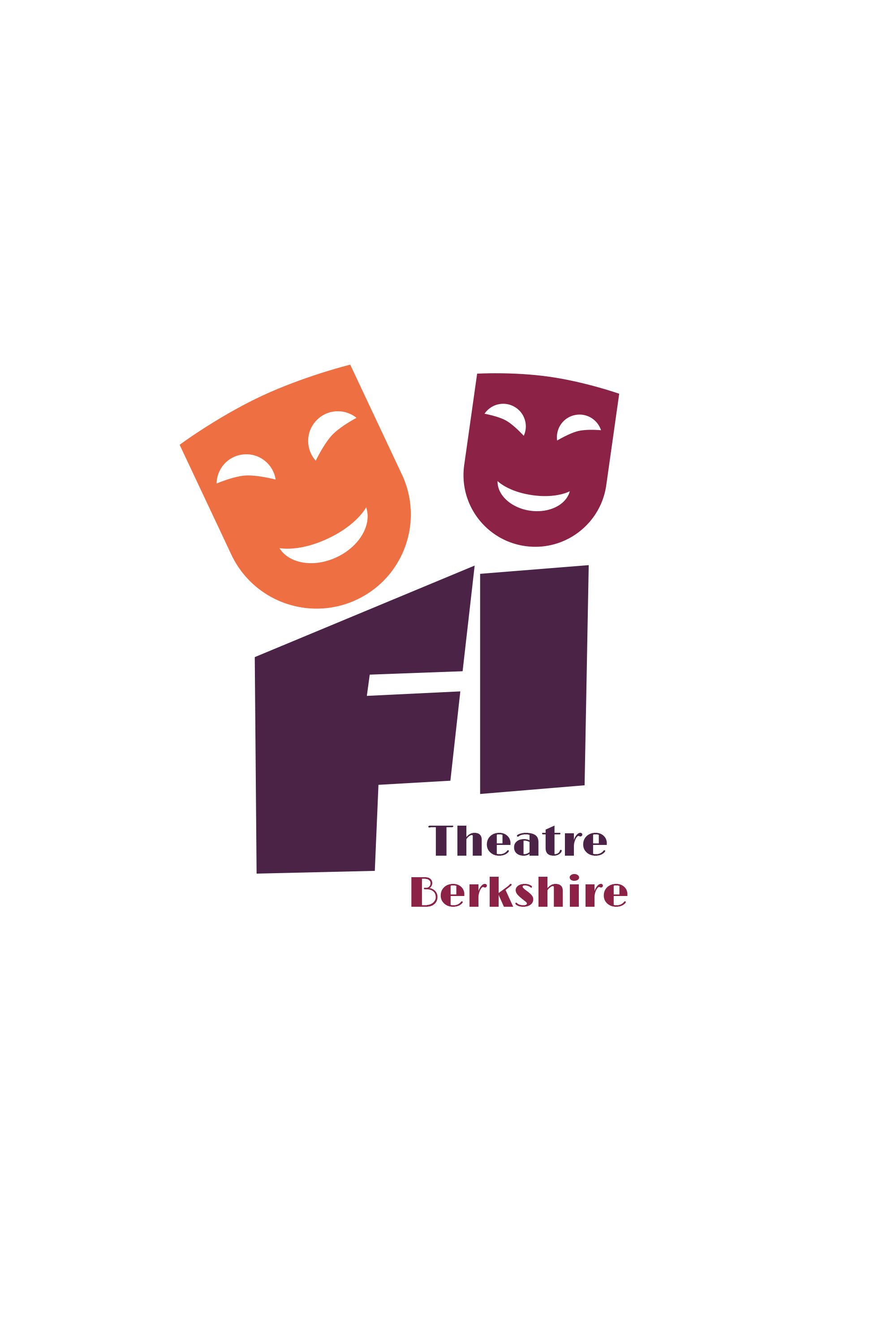 theatre logo with two masks and the words theatre eckshire written below it