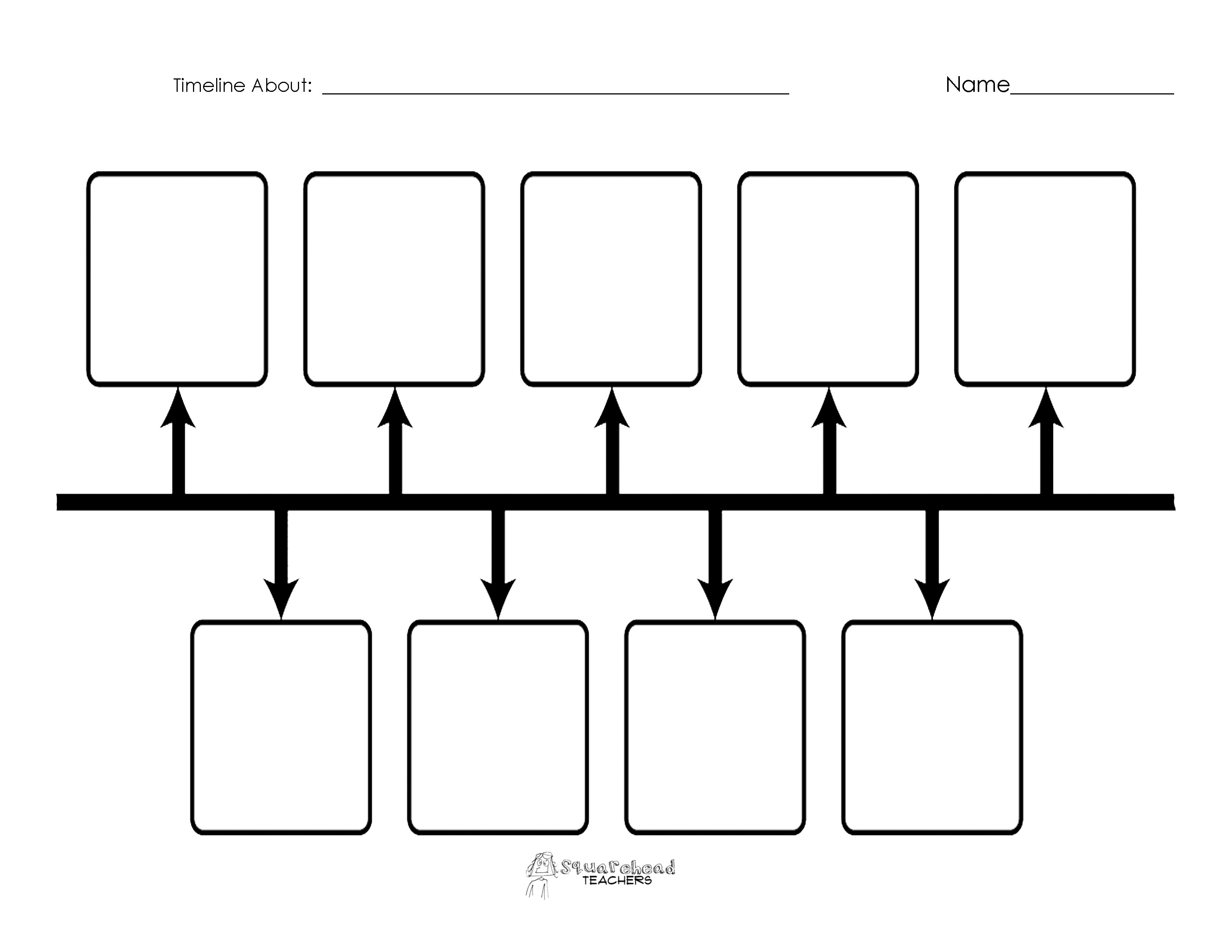 History Timeline For Kids Template