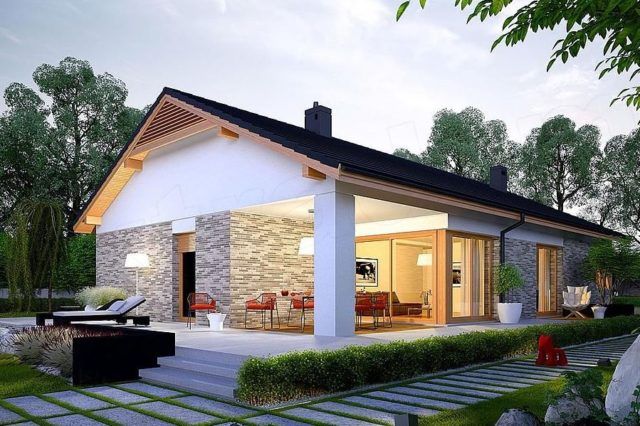 Small House Design, Modern House Design, Contemporary House, Single ...