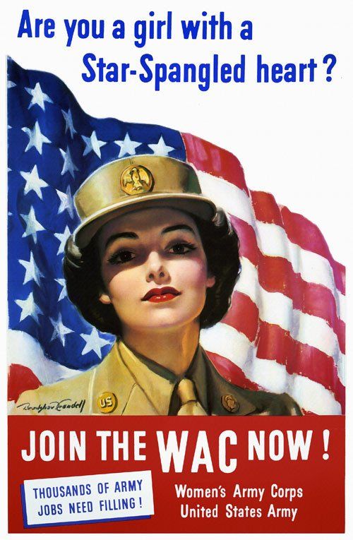 This WWII poster for the Recruiting Publicity Bureau of the United ...