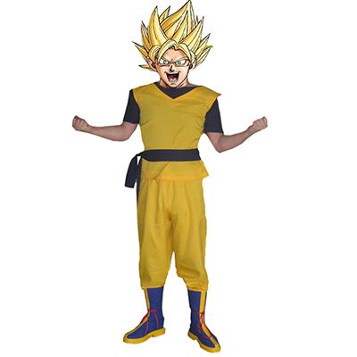 Dragon Ball Super Saiyan Cosplay Halloween Costume | Saiyan cosplay ...