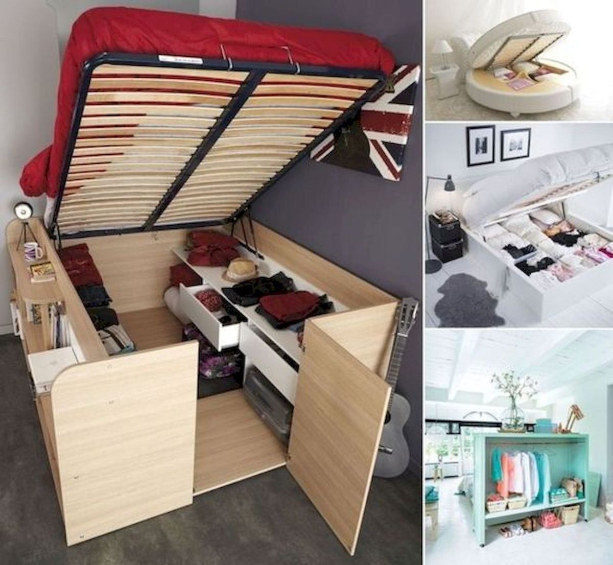 60 Easy and Brilliant DIY Storage Ideas For Small Bedroom (51) Small