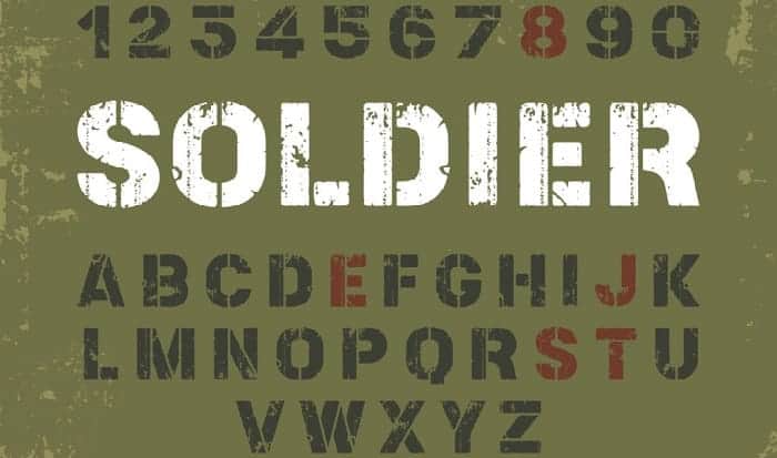 What font does the military use most common fonts – Artofit