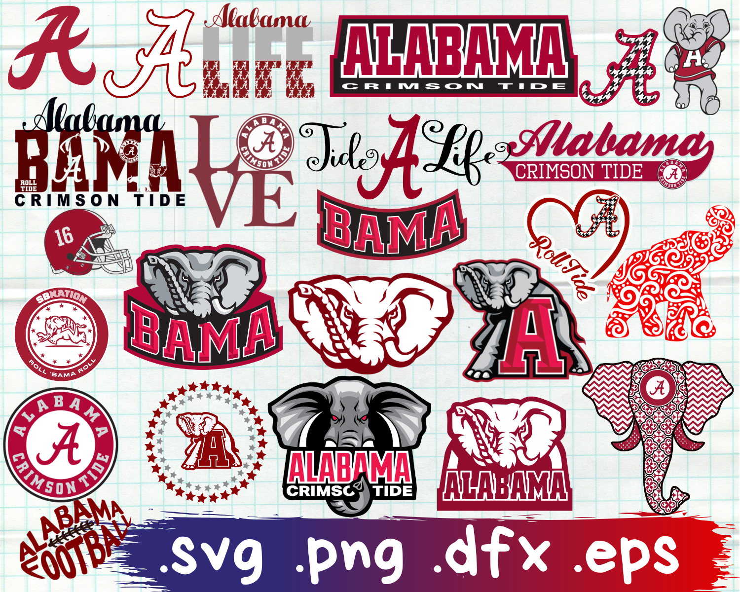 Download Alabama Crimson Tide, Alabama Crimson Tide svg, Alabama ...