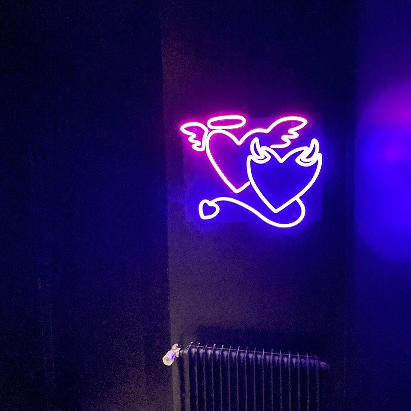 Give a nod to good and evil with our Angel & Devil neon artwork ...