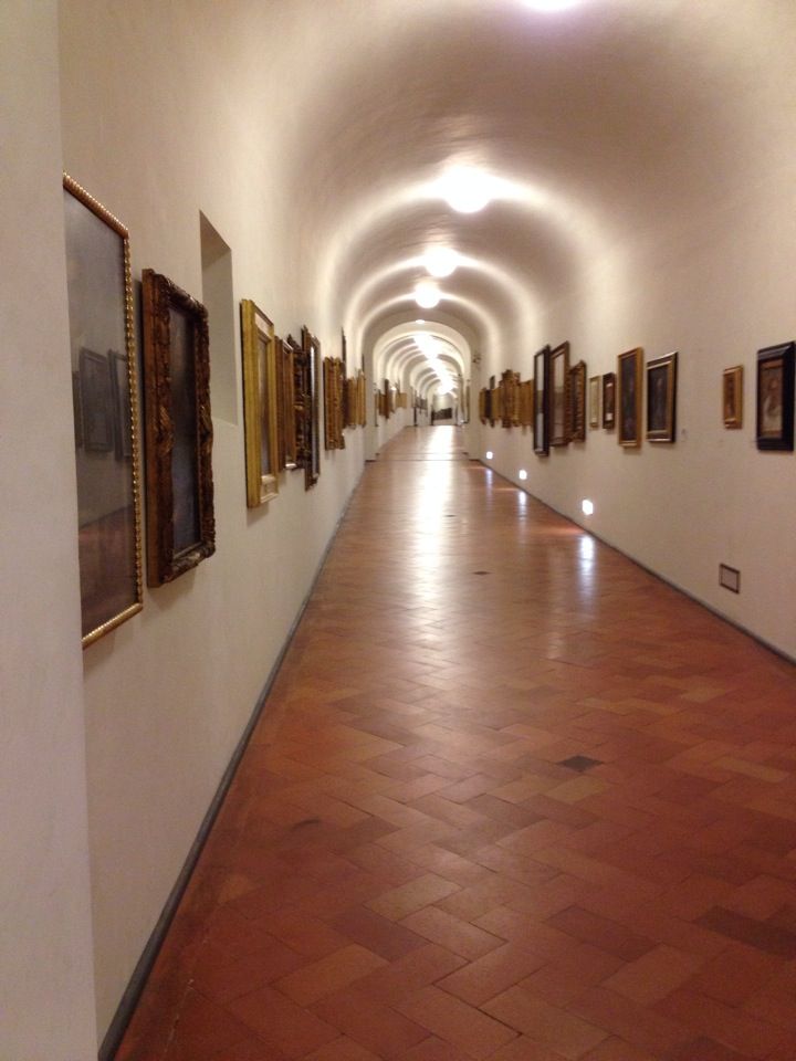 Vasari Corridor in Firenze, Toscana. If you can snag it, try to hop on