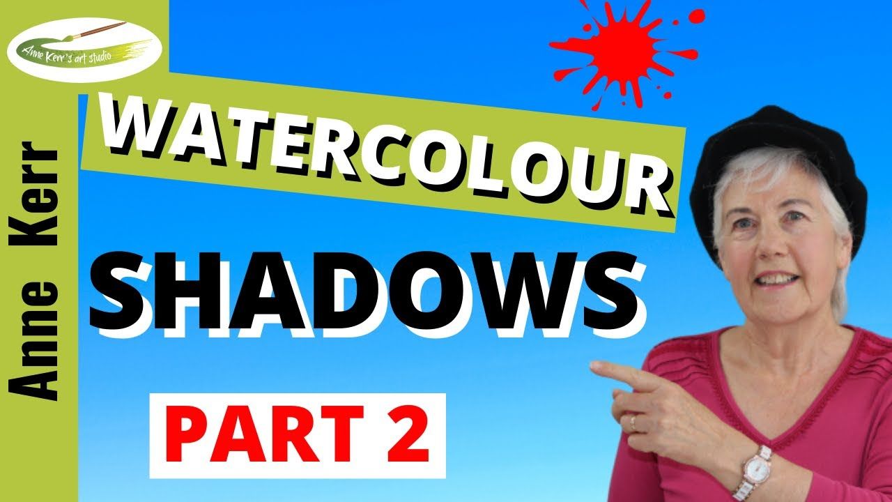 How To Paint Shadows In Watercolour (PART 2). Correctly Painted Shadows ...