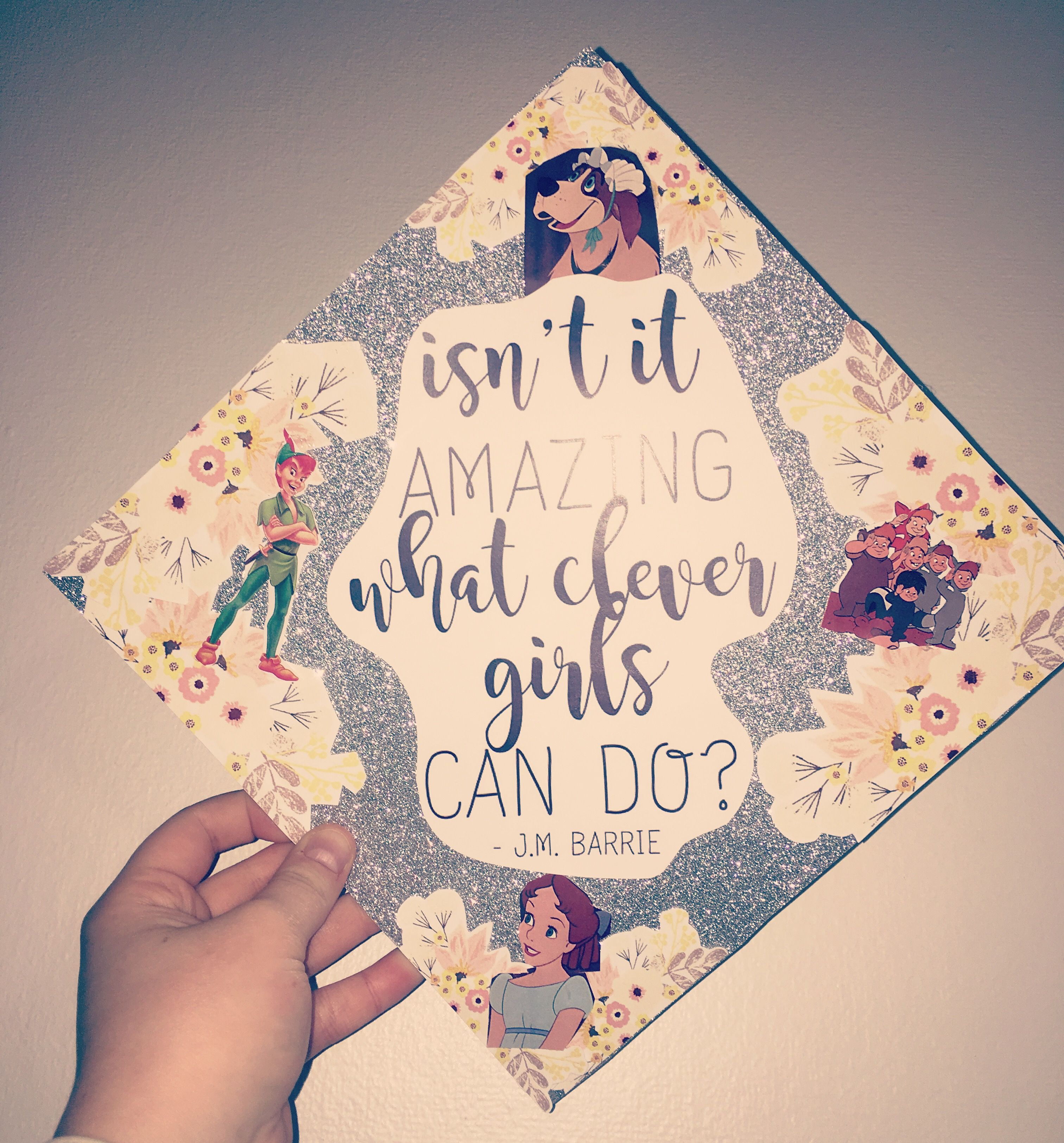 Peter Pan grad cap | Graduation cap decoration, Graduation cap designs ...