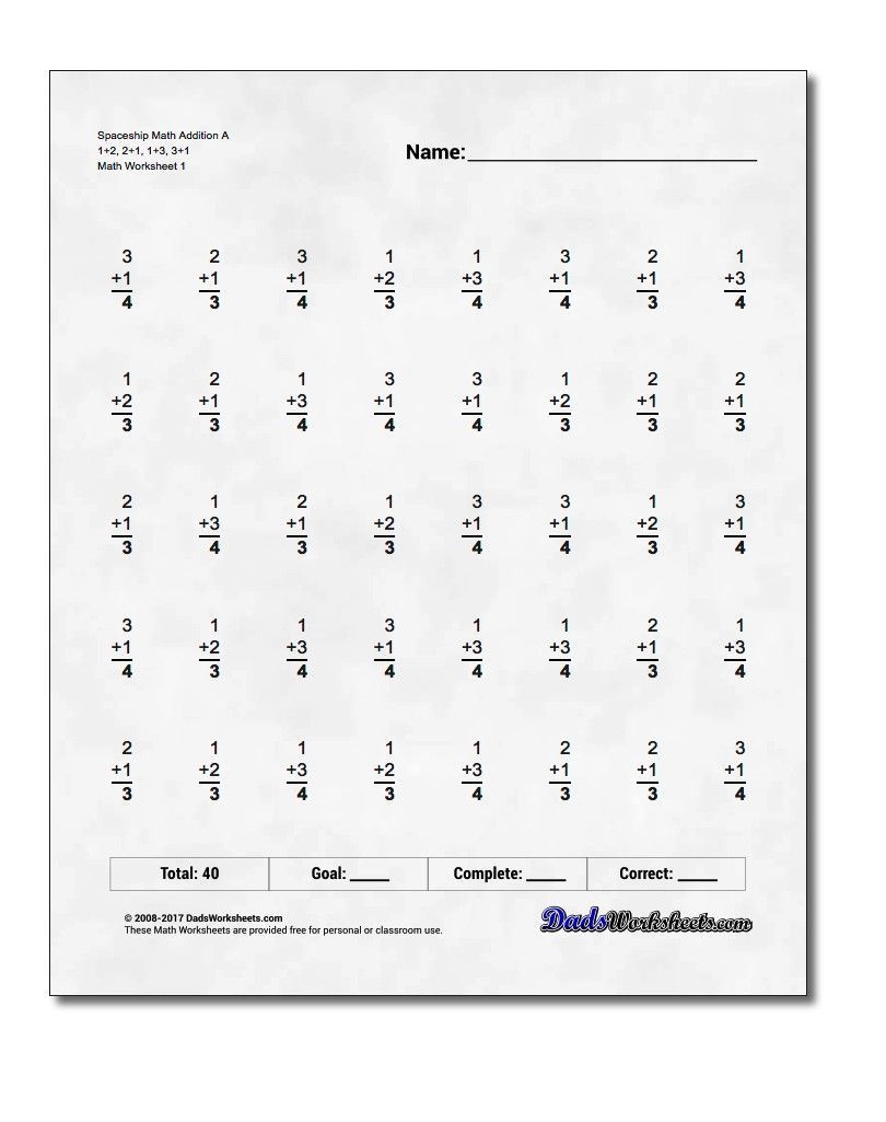 Our addition worksheets are similar to the RocketMath, Wolf Swamp or ... image.