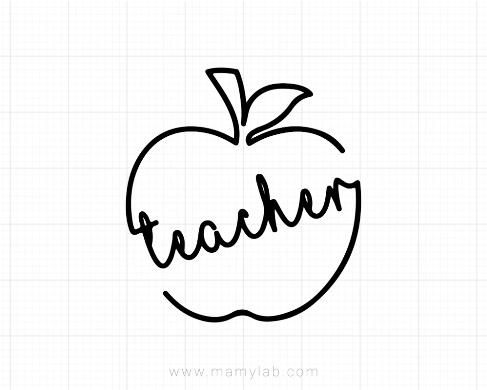 Free Free 189 Teach Love Inspire Apple Svg Free SVG PNG EPS DXF File