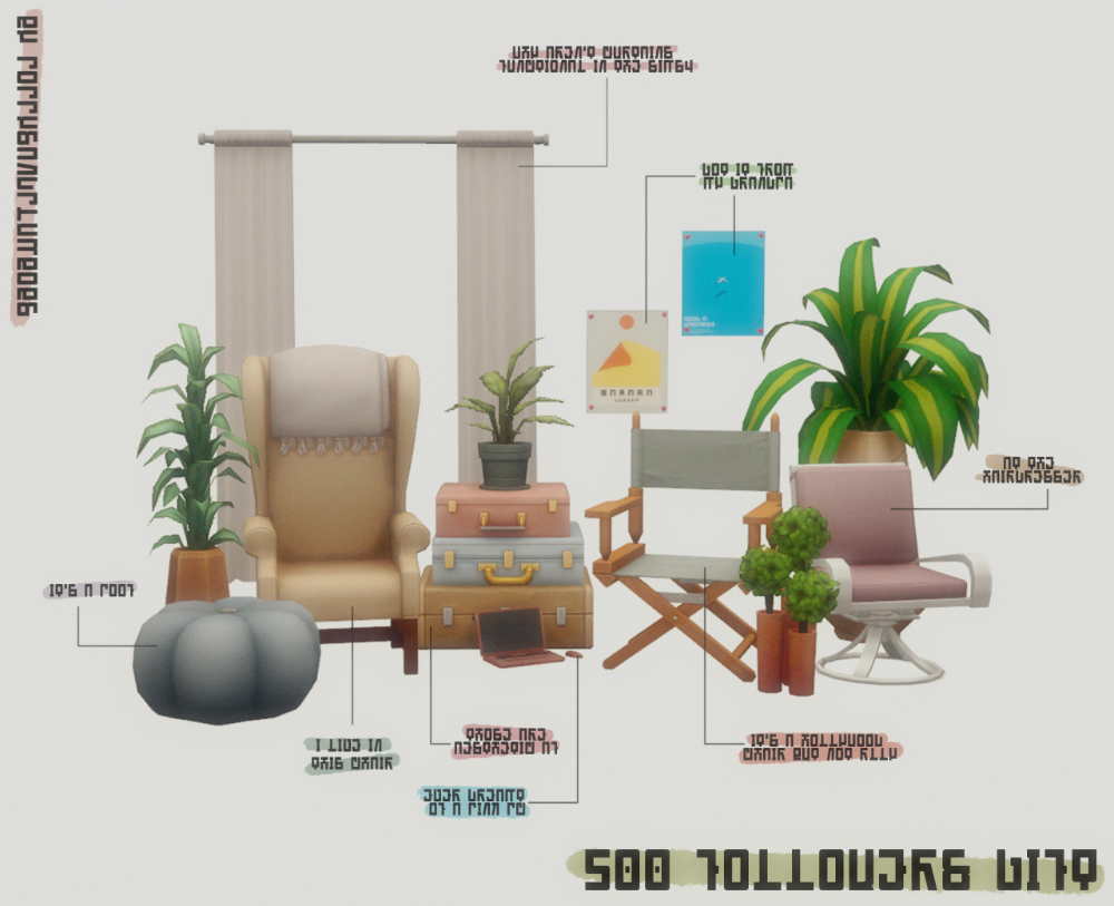 Sims 4 maxis match cc furniture folder - gearbxe