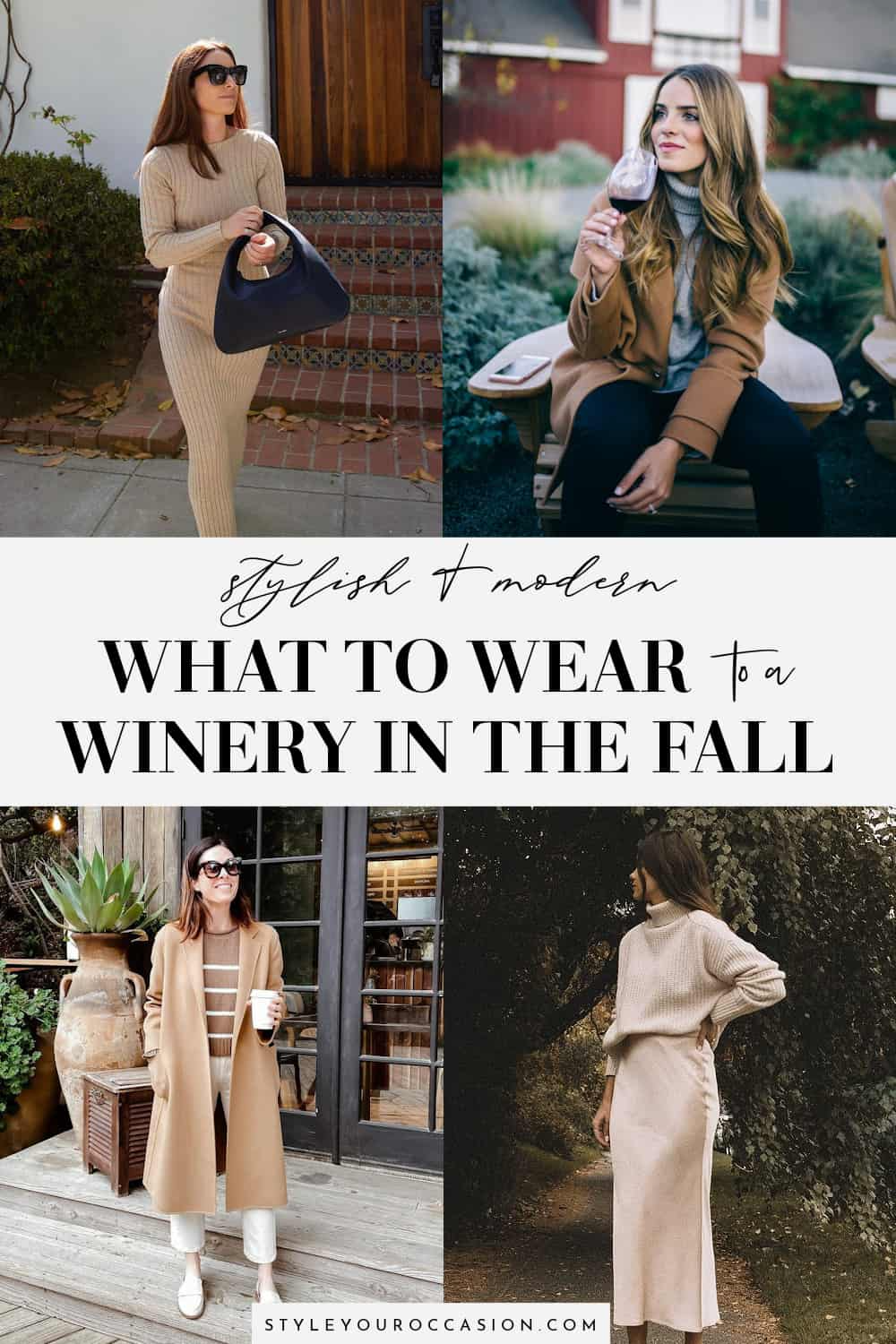 Exactly What To Wear To A Winery + Chic Wine Tasting Outfits | Wineries ...