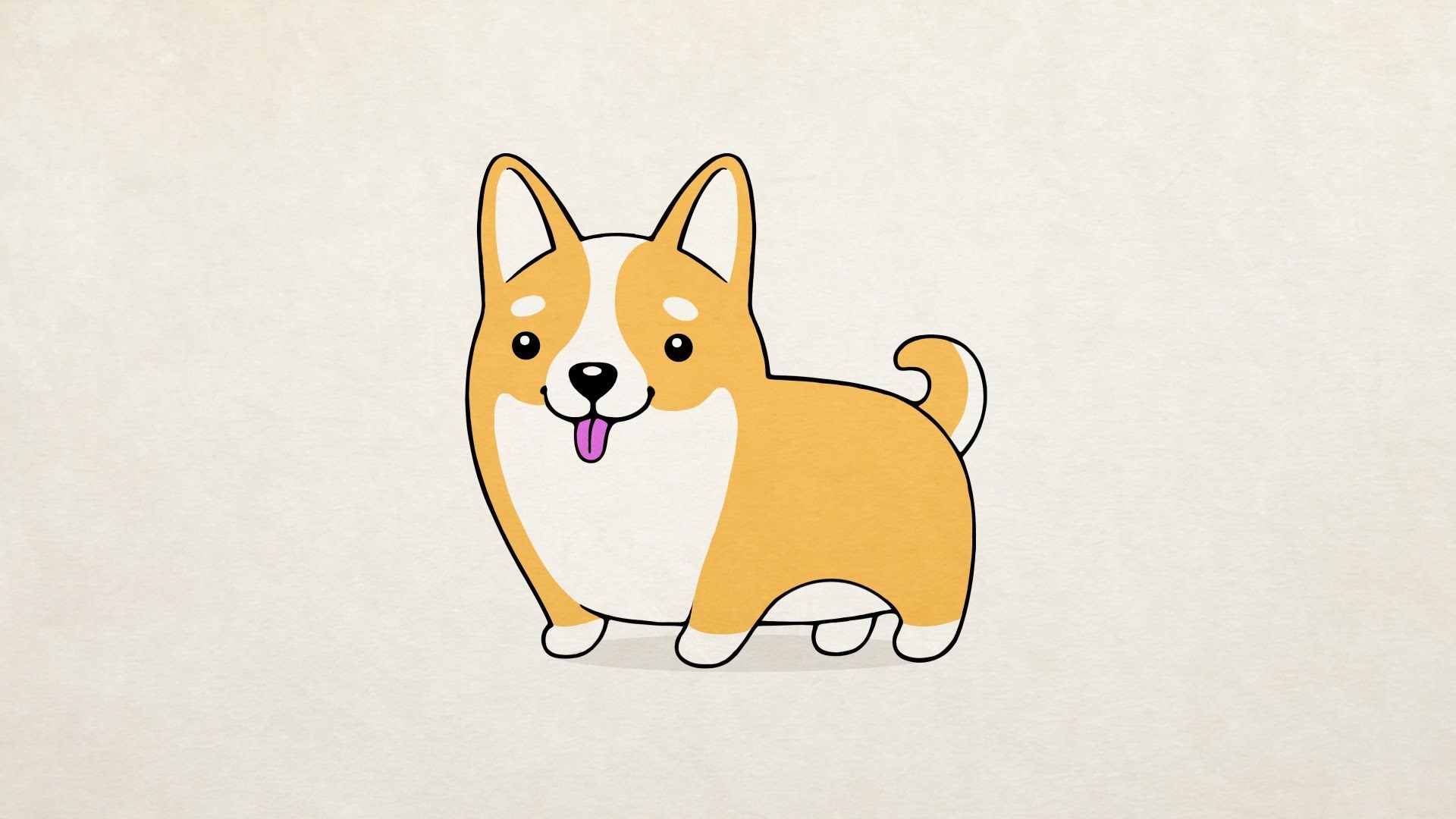 [How To Draw] A Cute Dog Cute dog drawing, Cartoon dog