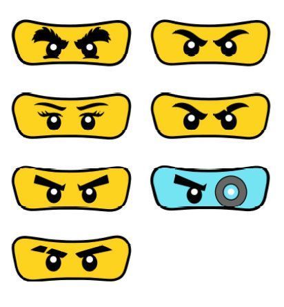 Ninjago Eyes Template Printable Pdf