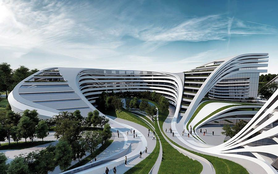 O projeto Beko Masterplan, da famosa arquiteta Zaha Hadid fica ...