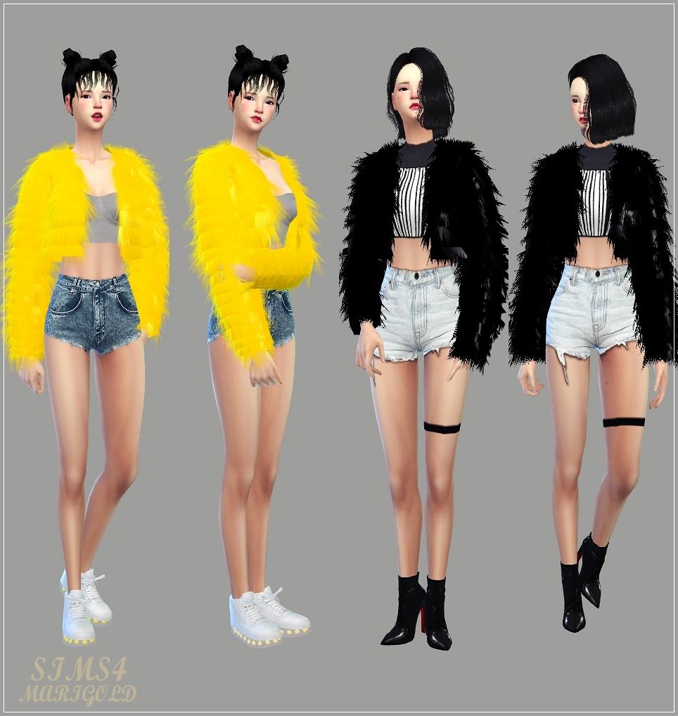 Sims 4 Oversized Jacket