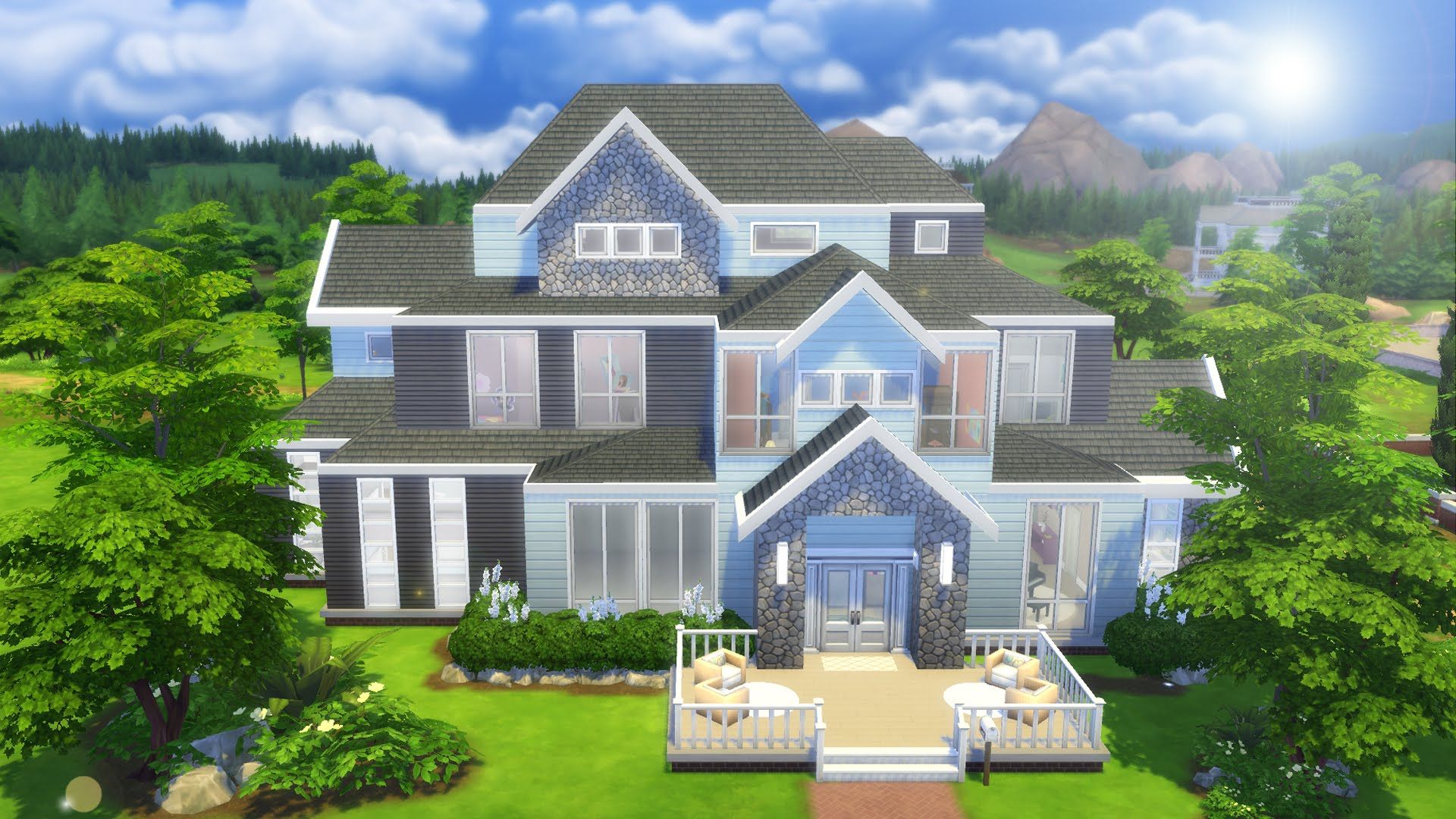 Sims 4 Two Story House