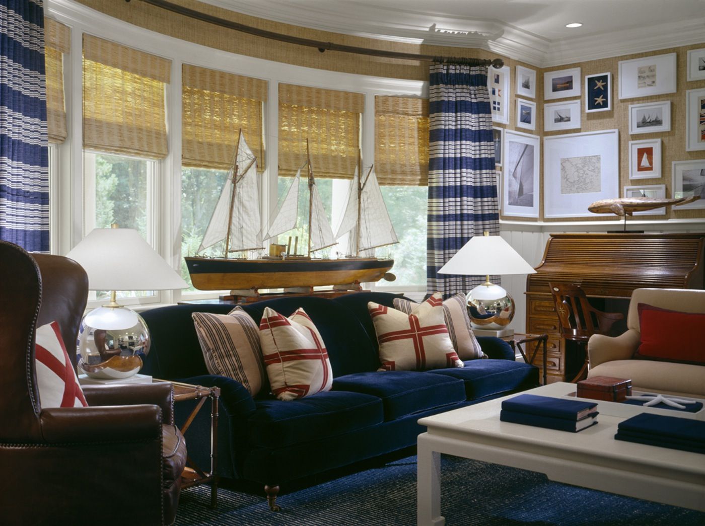 77+ Charming navy themed living room Satisfy Your Imagination