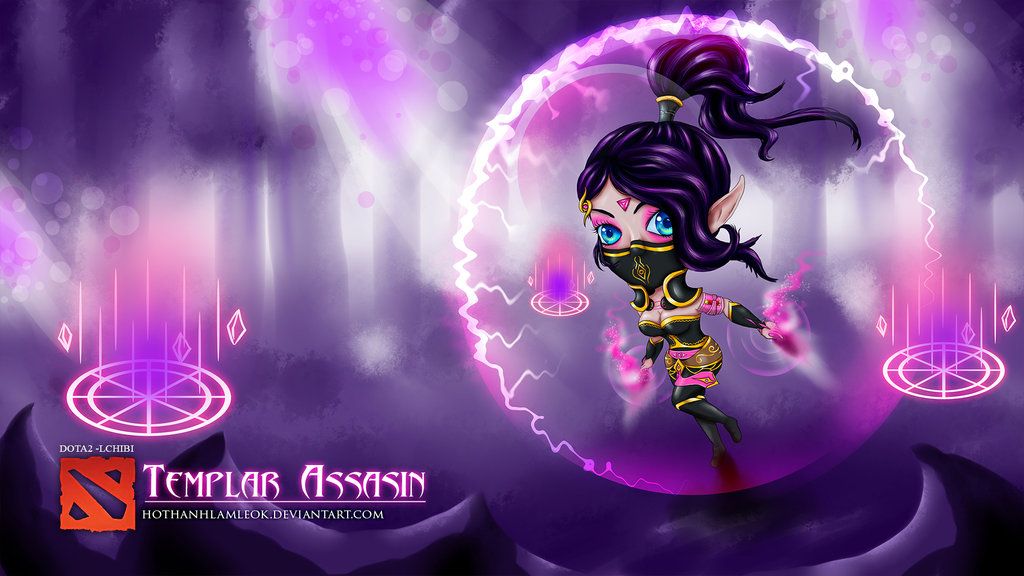 Chibi Dota 2 Templar Assasin By Hothanhlamleok Deviantart Com On Deviantart Dota 2 Wallpaper Dota 2 Wallpapers Hd Dota 2