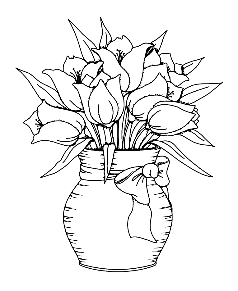 Flower Coloring Pages, Colouring Pages, Adult Coloring Pages, Coloring ...