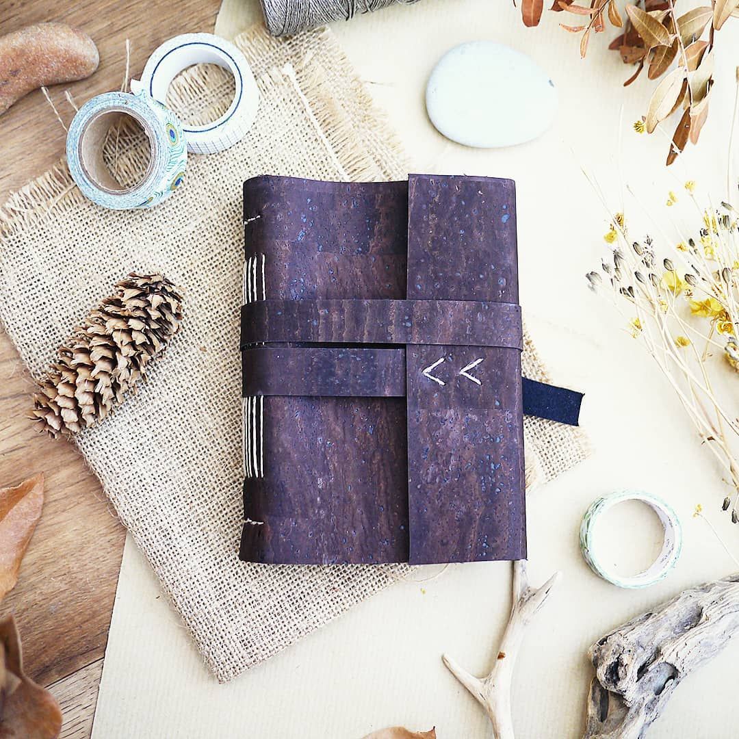 These hand-sewn, sustainable cork journals have been flying out of the ...