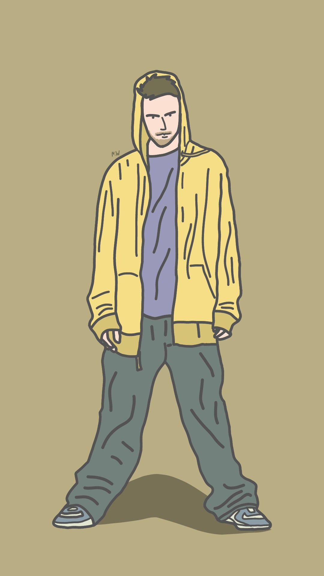 Jesse Pinkman from Breaking Bad | Face illustration, Graphic ...