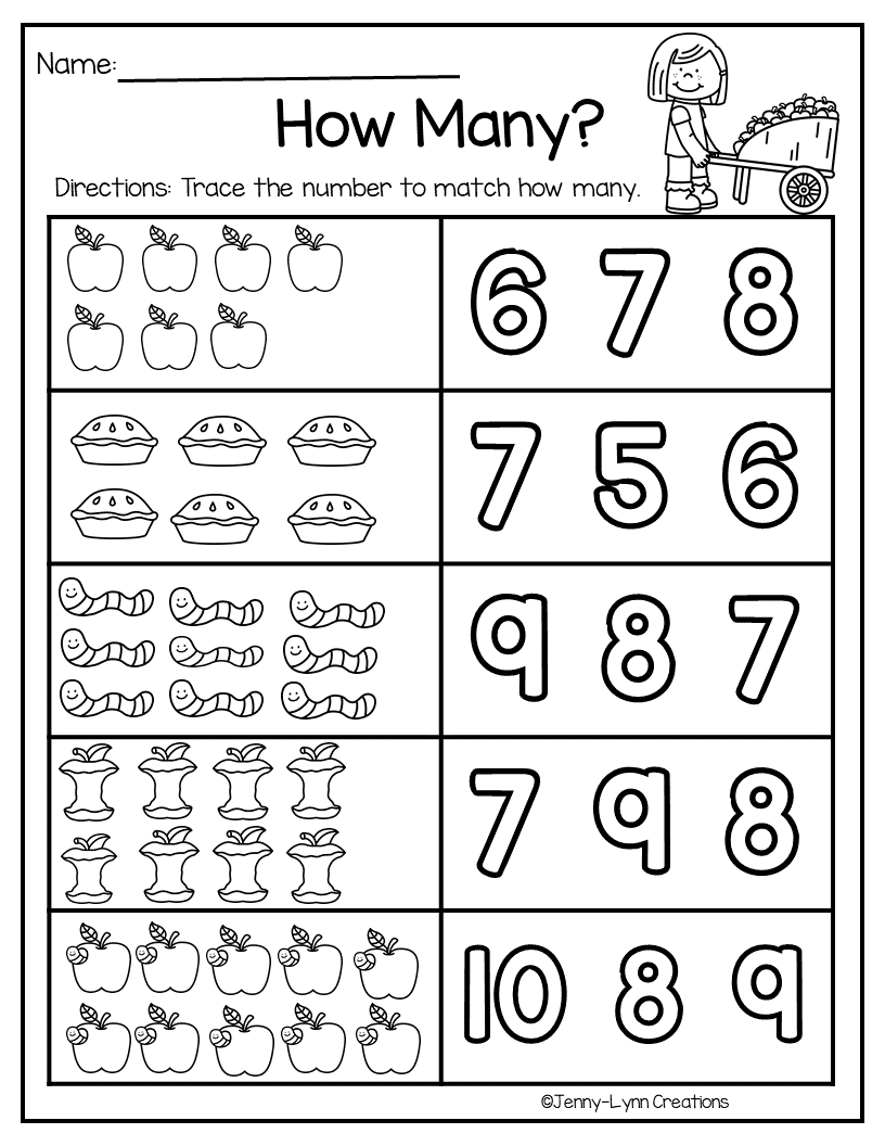 pre k worksheets number activity shelter - pre k numbers 1 to 10 ...