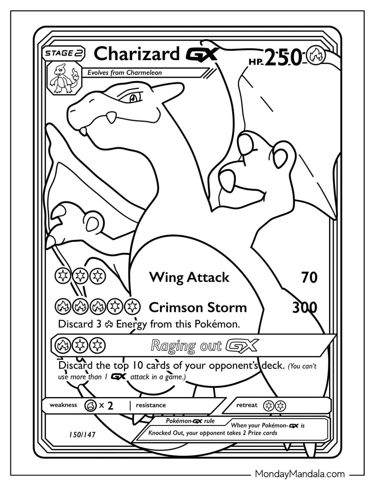 20 Pokemon Card Coloring Pages (Free PDF Printables) | Pokemon coloring ...