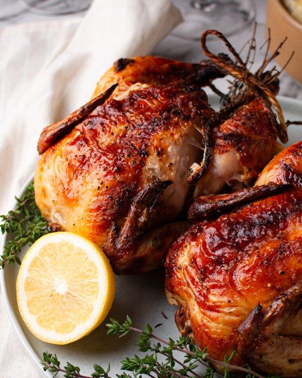 Buttermilk-Brined Cornish Hen Roast