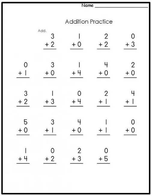 Printable Kindergarten Math Worksheets in 2020 | Printable math ...