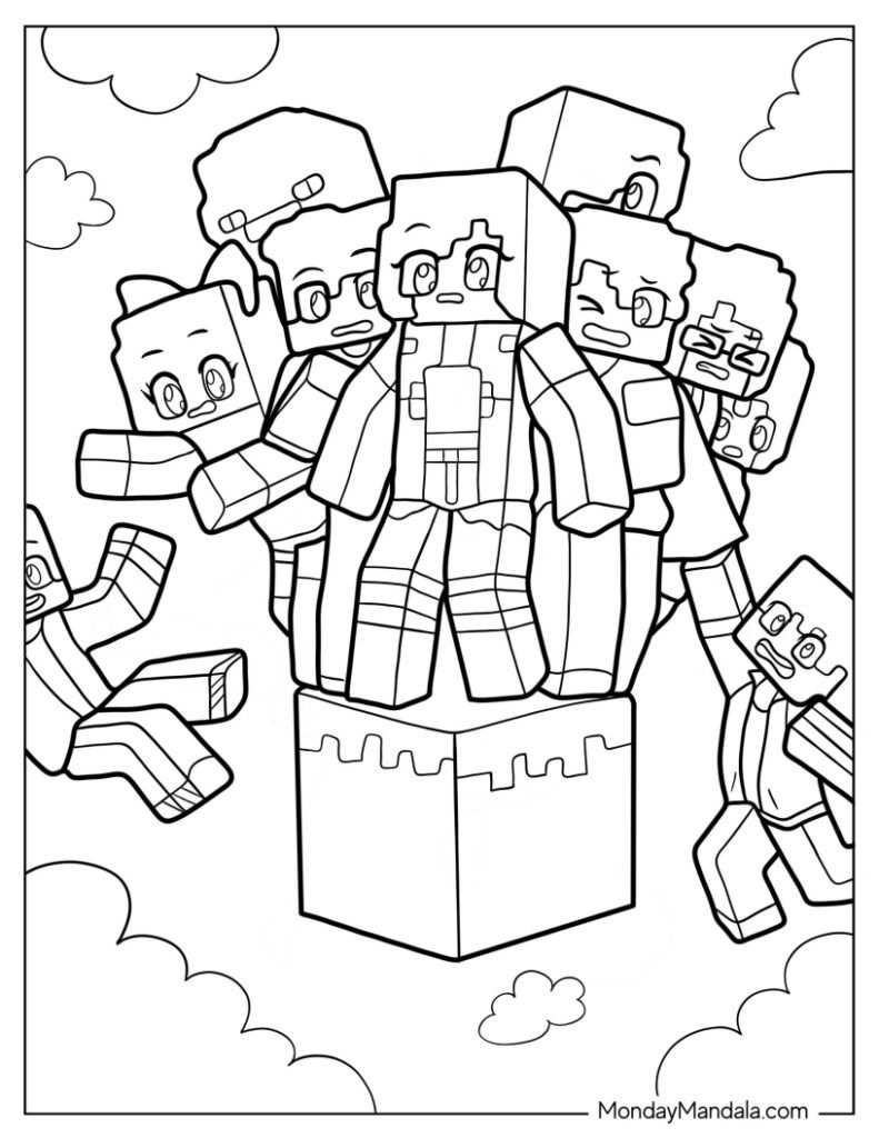 20 Aphmau Coloring Pages (Free PDF Printables) in 2024 | Minecraft ...