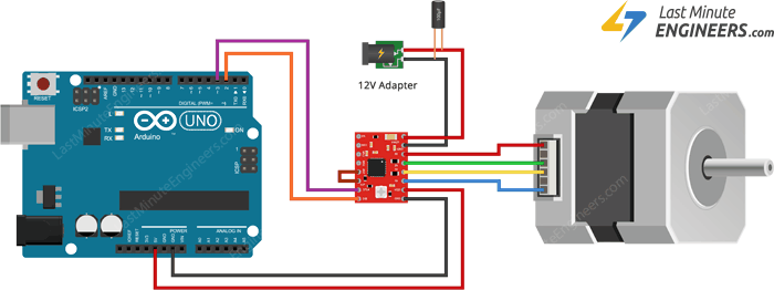 Nema 17 Stepper Motor Wiring