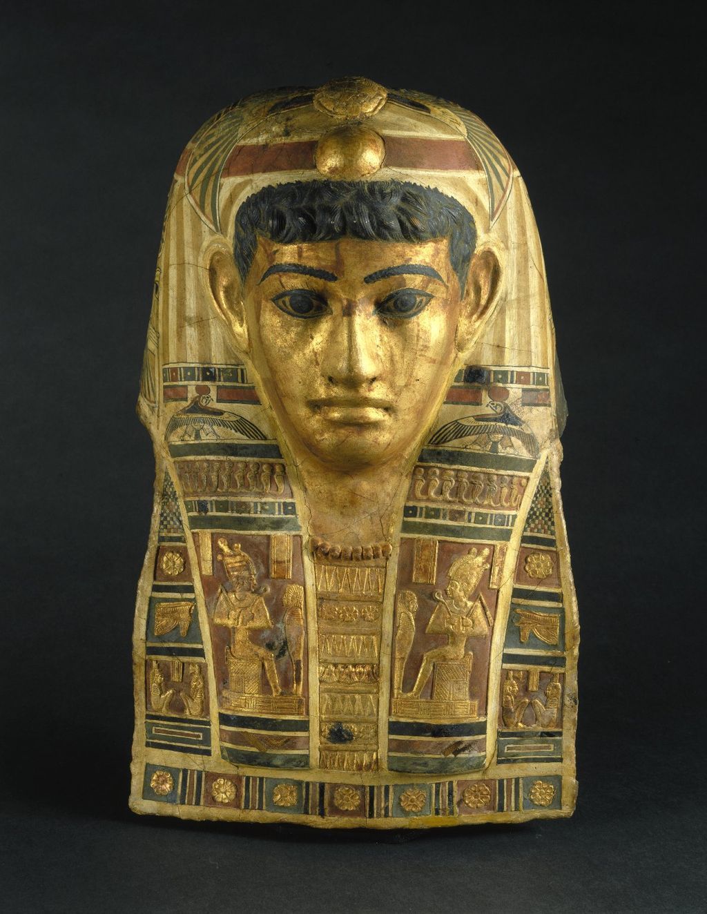 Mummy Mask of a Man, early 1st century C.E.,72.57 - Egypt (Roman ...