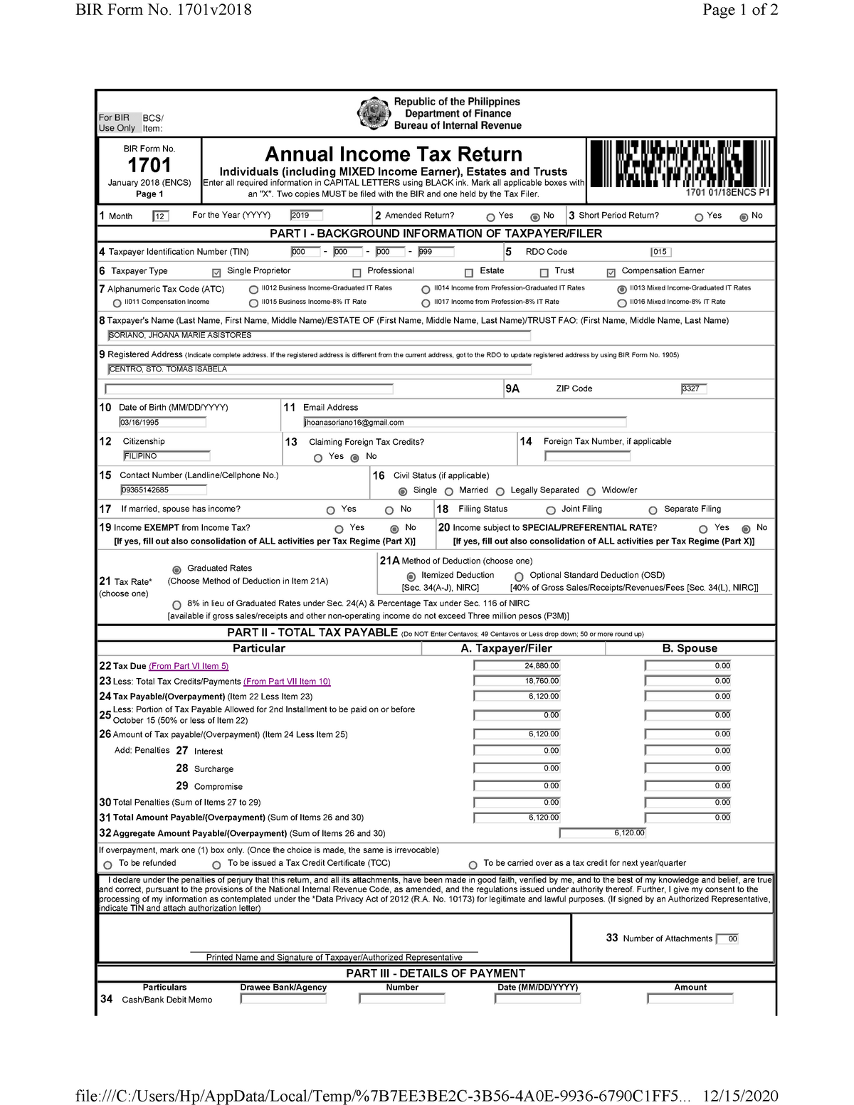 Internal Revenue Code, Sales Revenue, Bad Debt, Net Income, Tax Payment ...