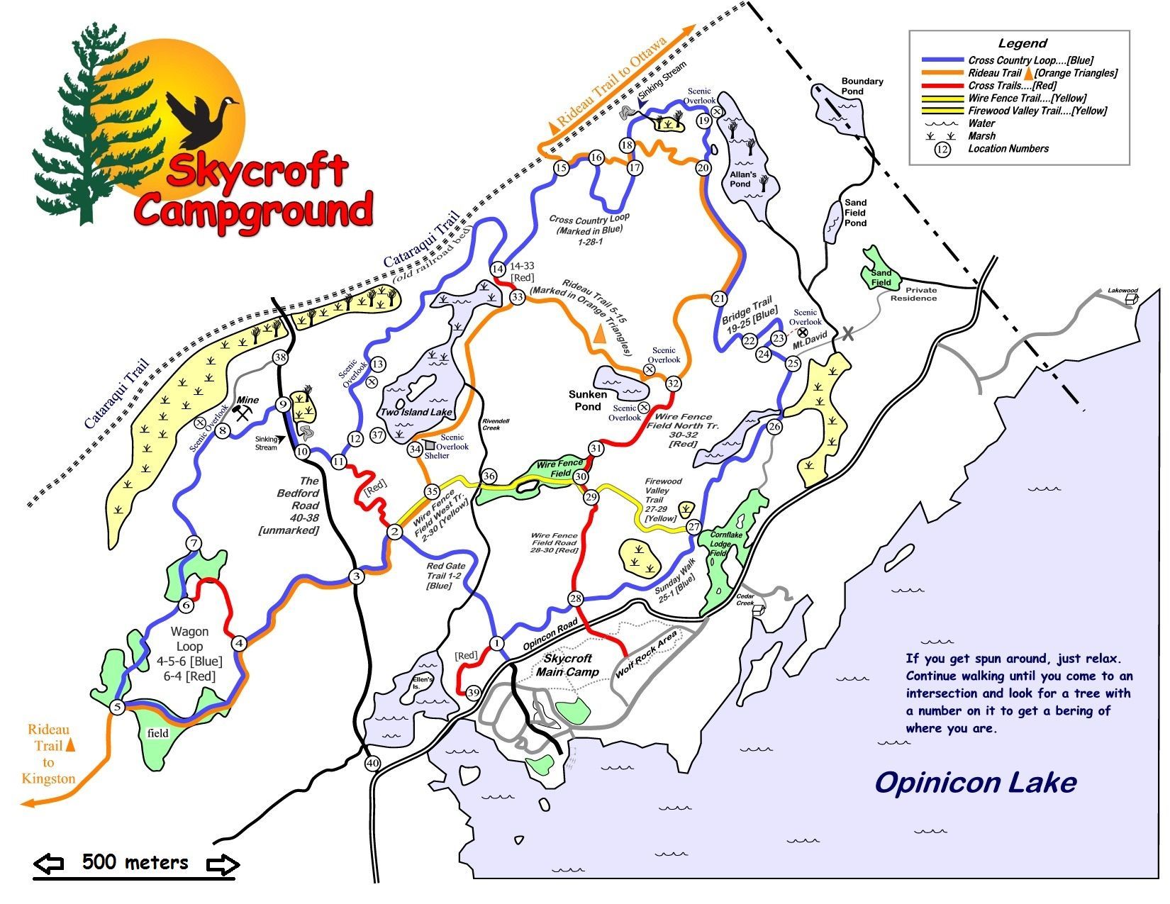 Indian Lake Campground Map