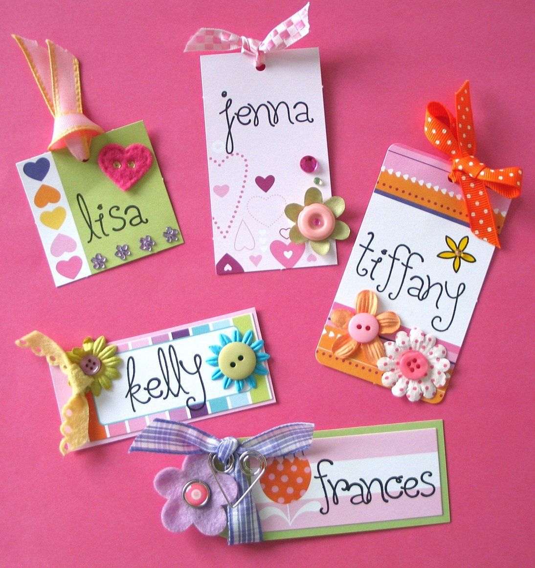 7 DIY Cute and Easy Party Name Tags - Satsuma Designs | Diy name tags ...