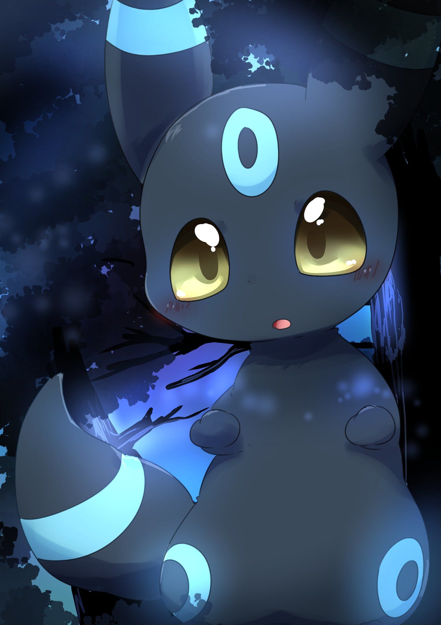 #Umbreon #ShinyUmbreon | Pokemon eeveelutions, Cute pokemon wallpaper ...