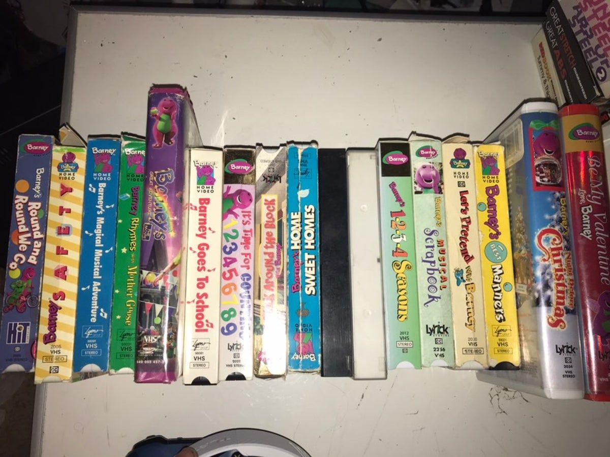 Barney Vhs Lot Collection - vrogue.co