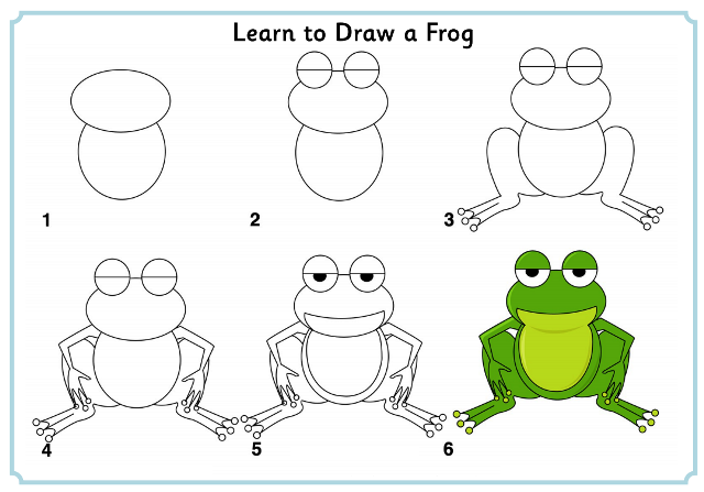 FREE learn to draw printables - tutorials for kids | Draw animals for ...