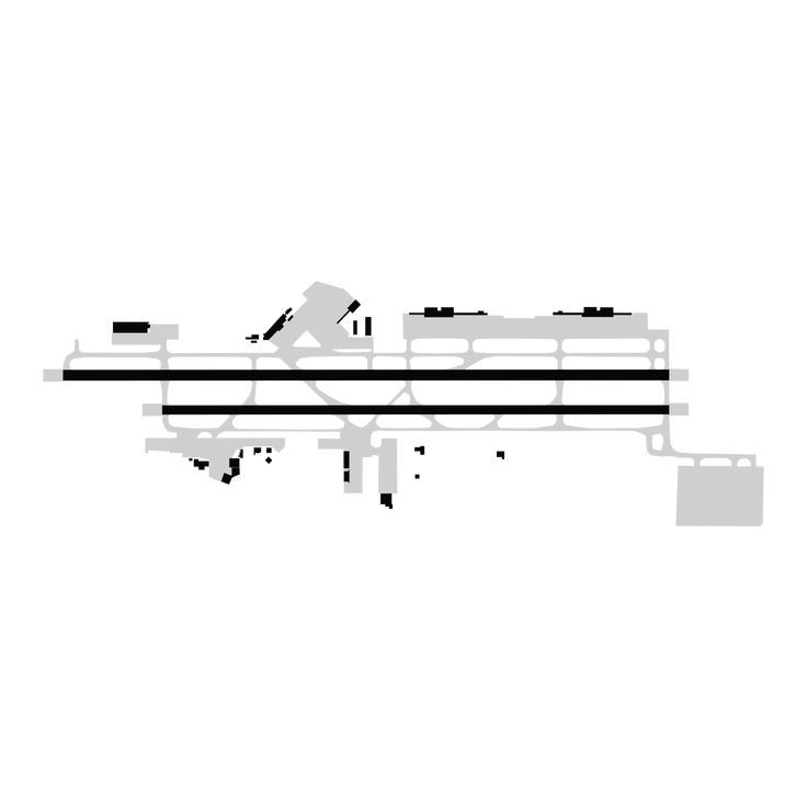 Diagram of Ontario International Airport. Very detailed drawing of ...