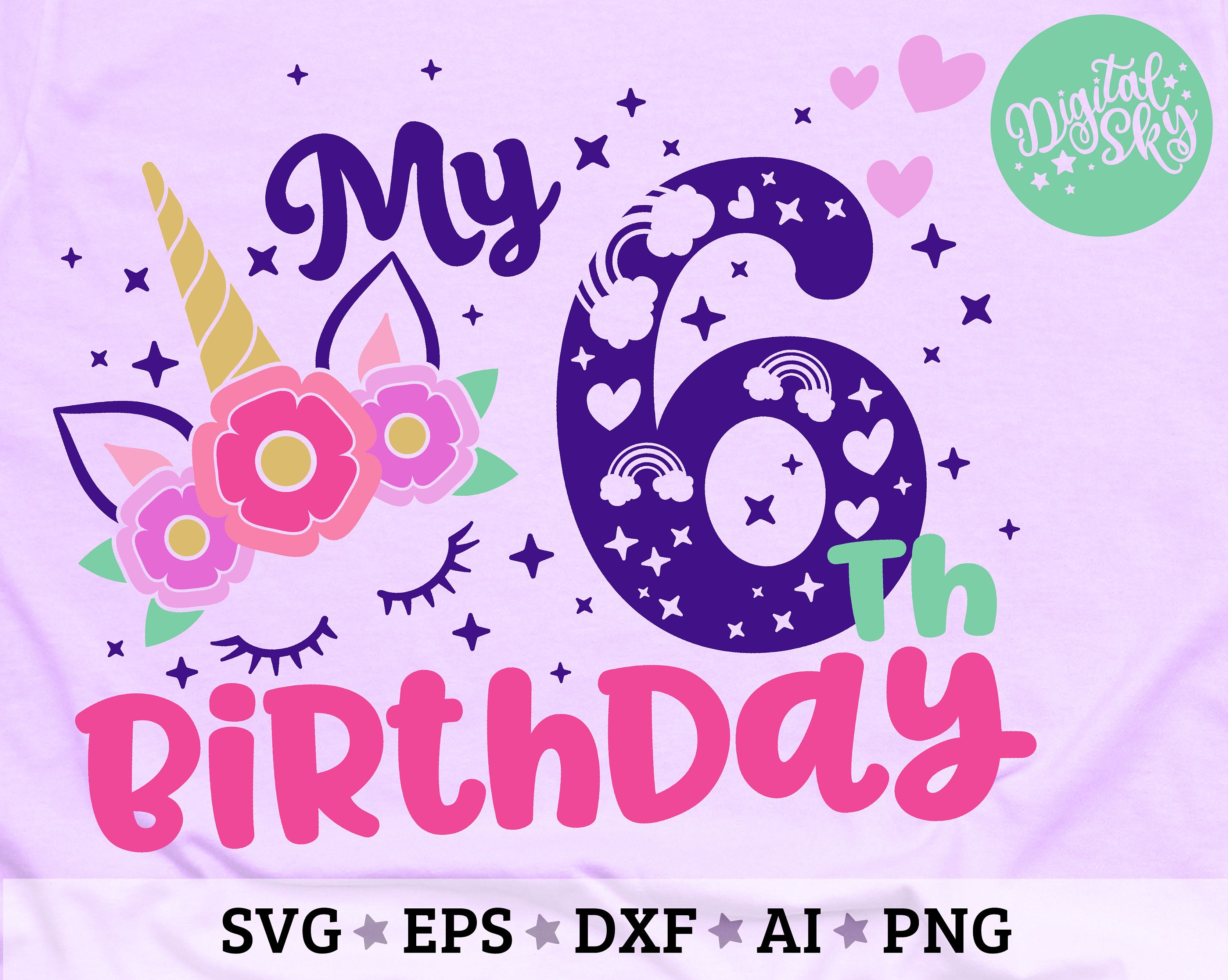 Six Whole Years of Awesome SVG Cute Kid Design svg 6th birthday svg ...