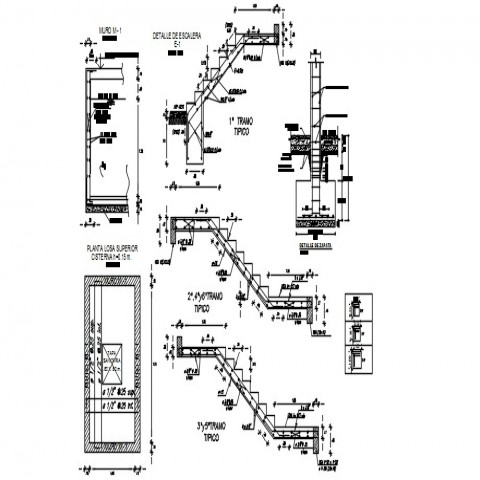 Stair construction detail drawing | Detailed drawings, Brick detail ...